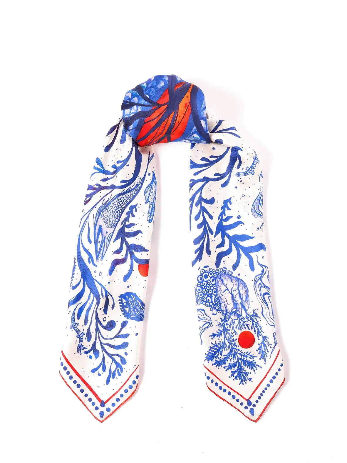 İpek Twill Fular - Goddess of Genesis %100 Saf İpek | Journey of Yula - Journey of Yula