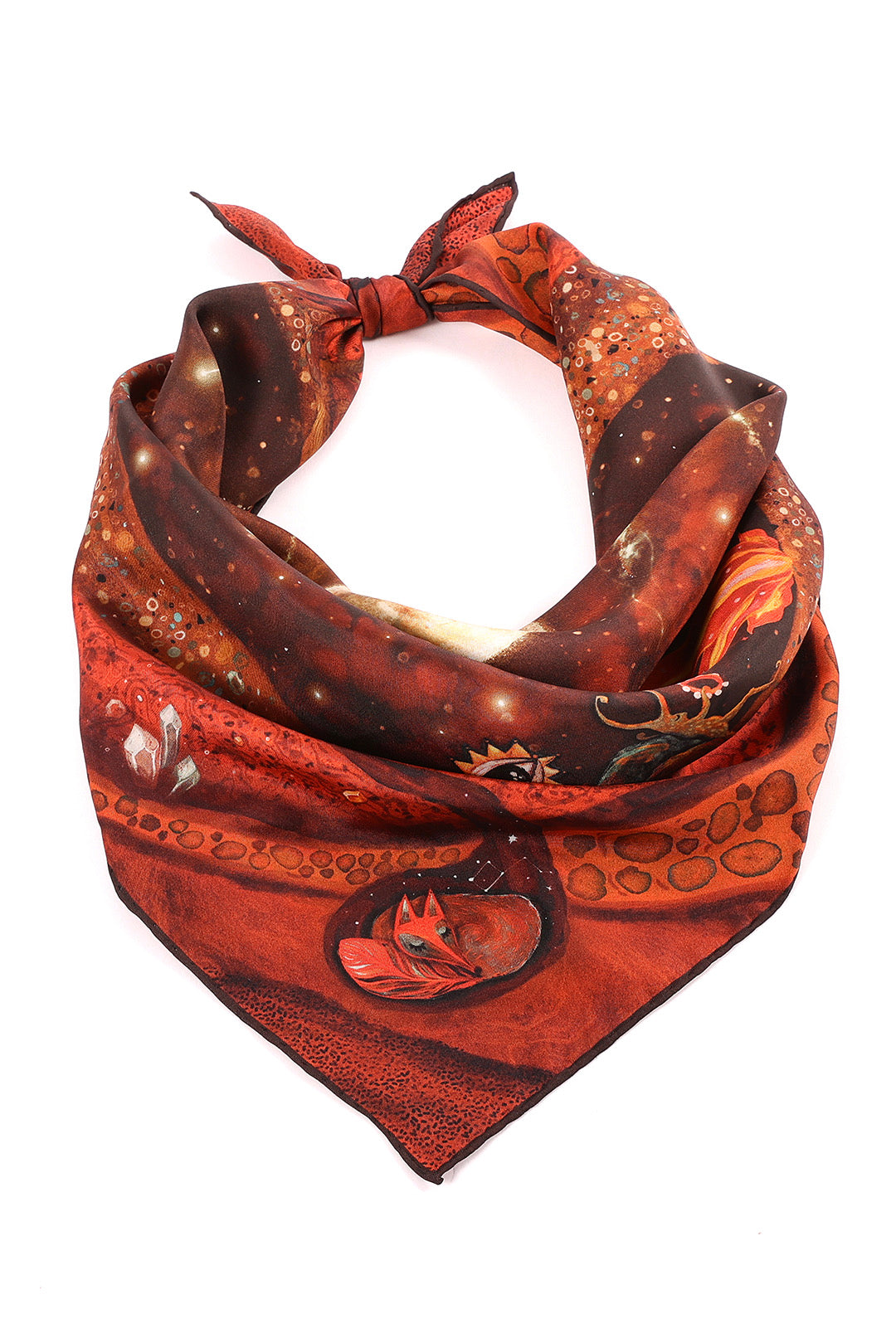 İpek Twill Fular - Ceremony %100 Saf İpek | Journey of Yula | 45cm