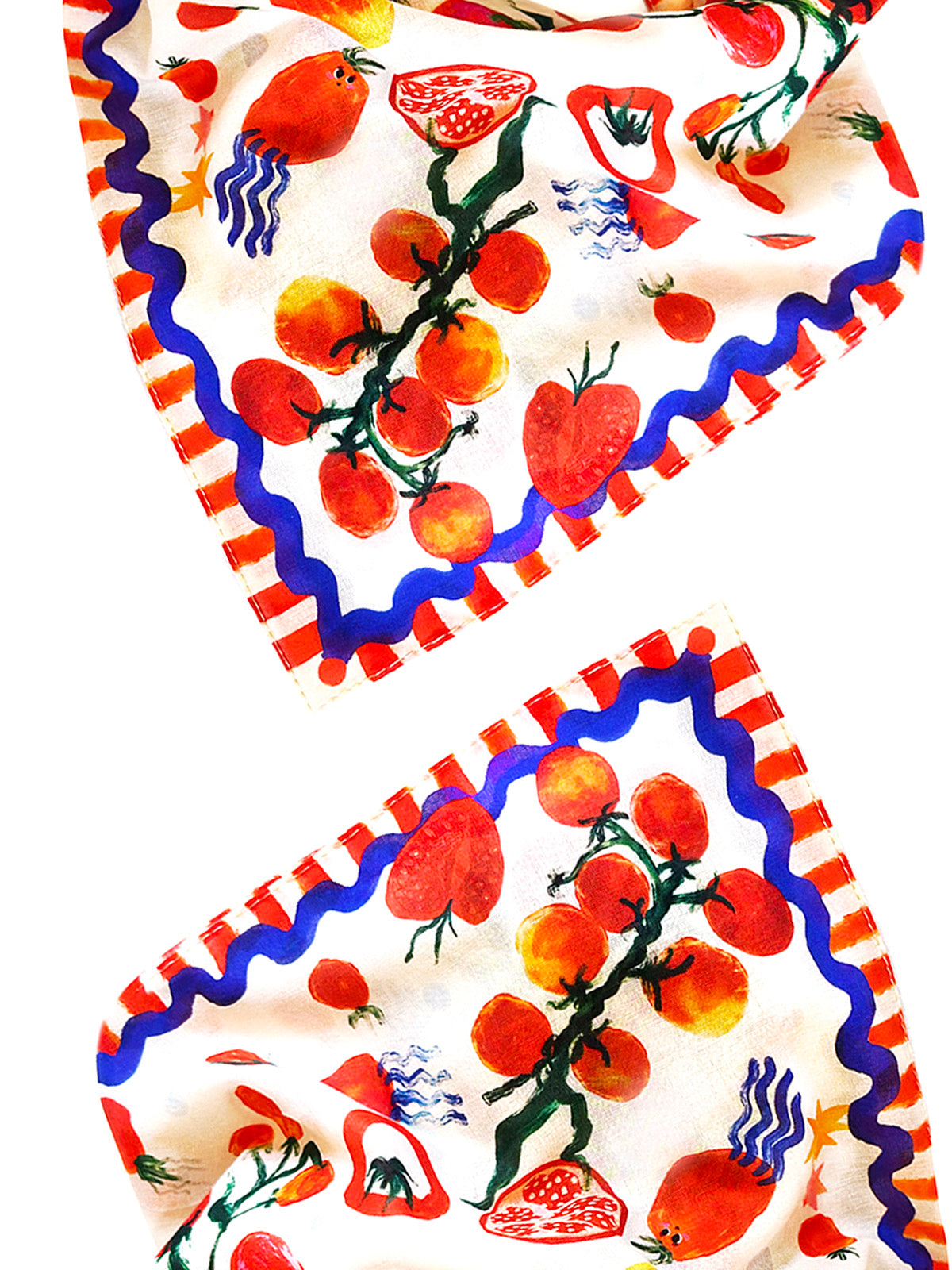 two scarves pocket